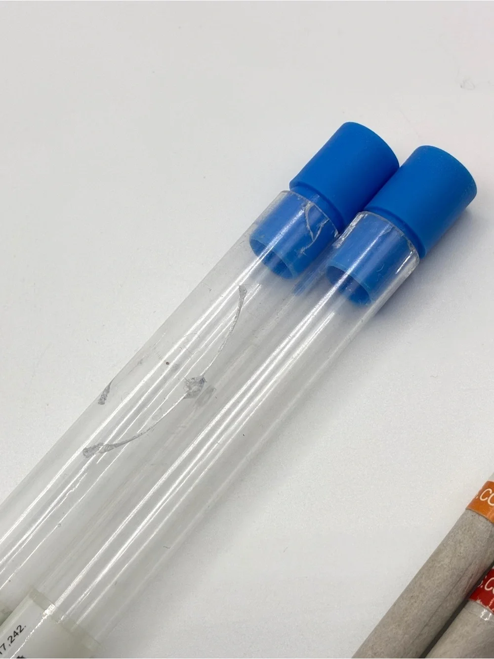Smencils Gourmet Scented Pencils 2 Pack Cinnamon Orange Used w Tubes